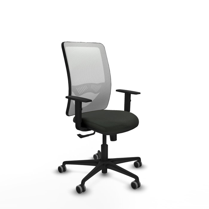 PIQUERAS Y CRESPO Silla de oficina Zulema con mecanismo Sincro, Negro y Blanco PIQUERAS Y CRESPO Silla de oficina Zulema con mecanismo Sincro, Negro y Blanco