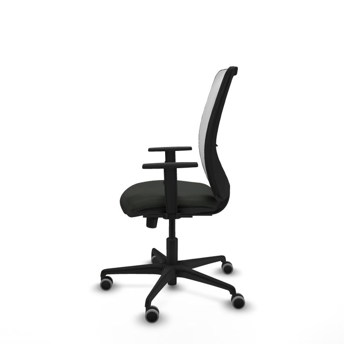 PIQUERAS Y CRESPO Silla de oficina Zulema con mecanismo Sincro, Negro y Blanco PIQUERAS Y CRESPO Silla de oficina Zulema con mecanismo Sincro, Negro y Blanco