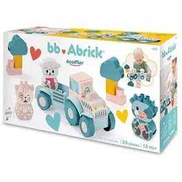Ecoiffier Mi primer tractor para bebés 12 meses - 25 piezas - Color pastel