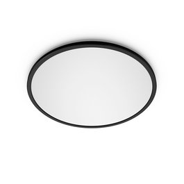 Philips Plafón Valen Negro ø291 x 24 mm