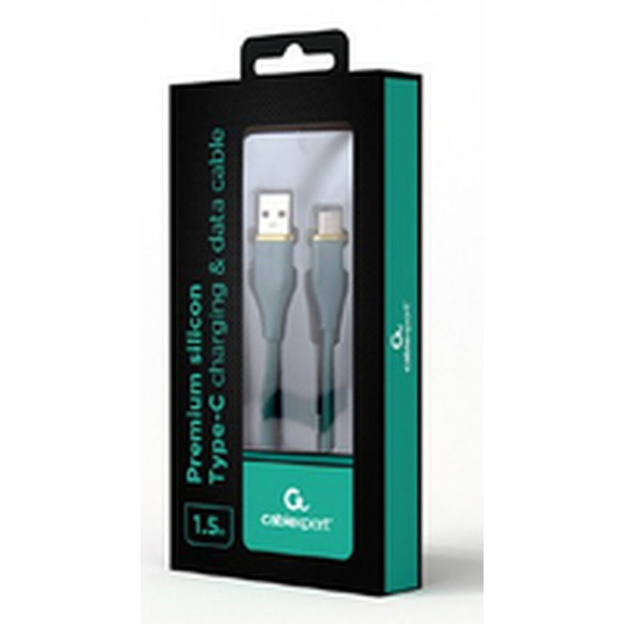 GEMBIRD Cable USB 2.0 de USB A a USB C, 1,5 m, Verde