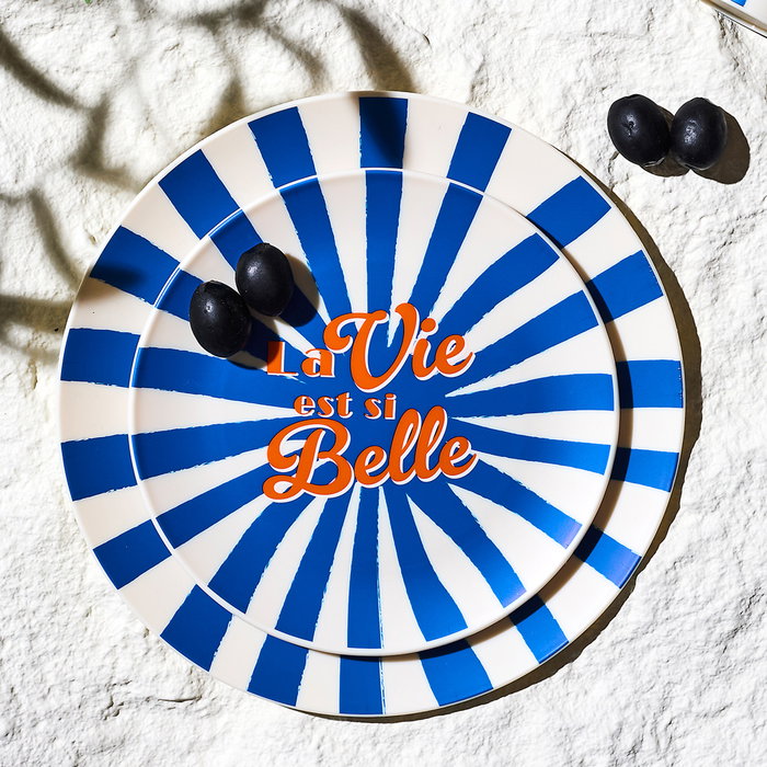 Plato Postre Polipropi Home Deco Factory diámetro 20 cm 