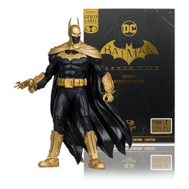 McFarlane Batman DC MULTIVERSE Figura de Acción Arkham City 17239, 178 mm, Negro y Oro, Tema Knightmare, Para Colección