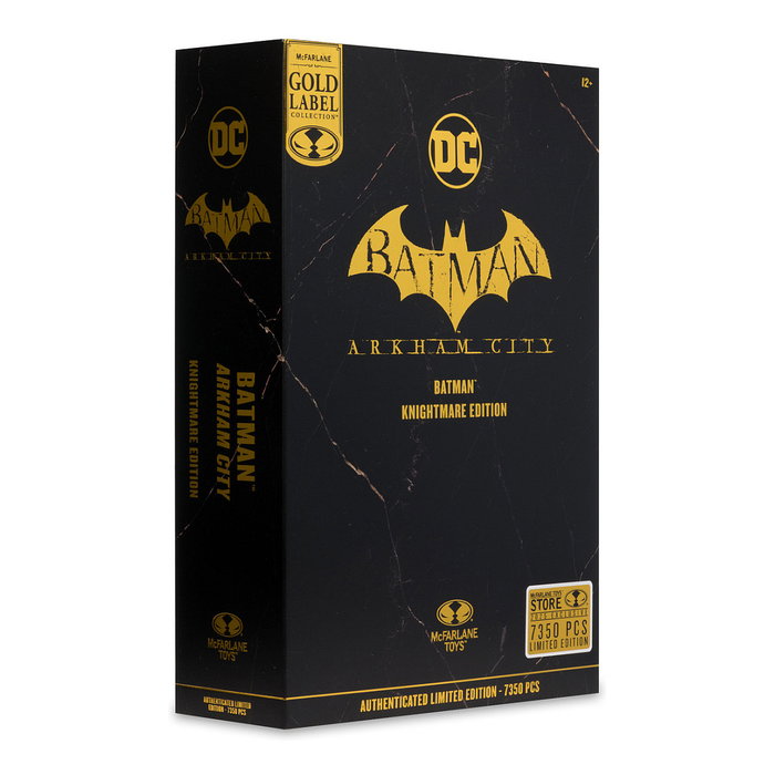 McFarlane Toys DC Multiverse Batman Arkham City Knightmare Edition Gold Label