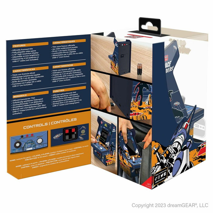 My Arcade Micro player pro Space invaders 6,75 inch My Arcade Micro player pro Space invaders 6,75 inch