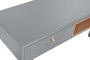 DKD Home Decor Mesa de Centro MDF PU Gris 120x60x40