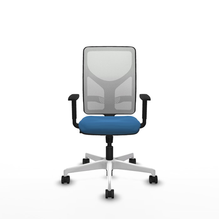 PIQUERAS Y CRESPO Silla de oficina Motilla con mecanismo Sincro, Azul claro y Blanco PIQUERAS Y CRESPO Silla de oficina Motilla con mecanismo Sincro, Azul claro y Blanco