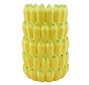 DKD Home Decor Jarrón de Gres Plátano Amarillo 25x25x38 cm