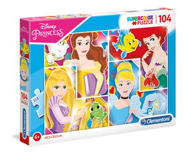 Disney Princess, Rompecabezas, Para niñas, 6+ años, 104 uds