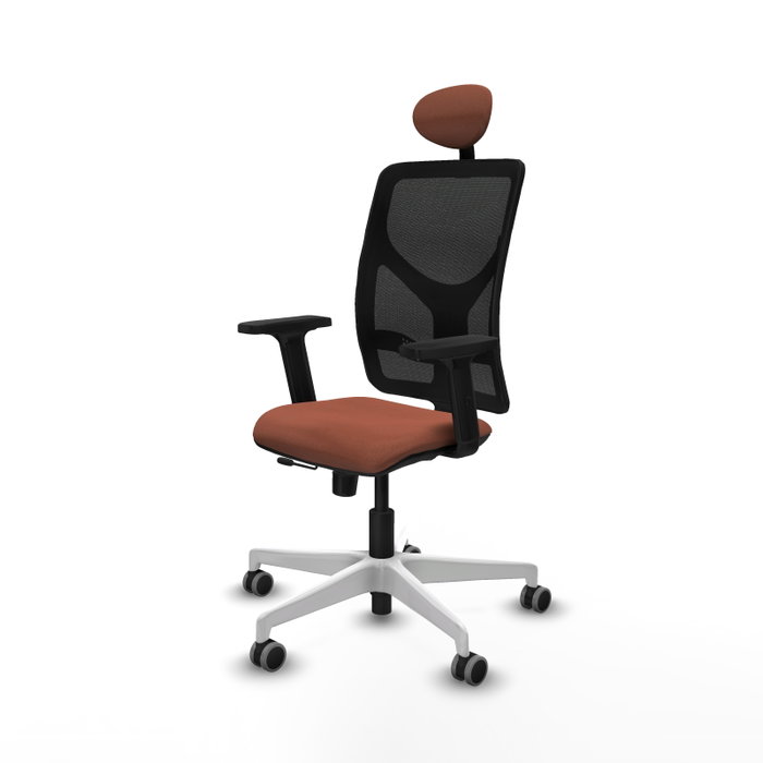 PIQUERAS Y CRESPO Silla de oficina Motilla con mecanismo Sincro/Traslack Marrón y Negro PIQUERAS Y CRESPO Silla de oficina Motilla con mecanismo Sincro/Traslack Marrón y Negro