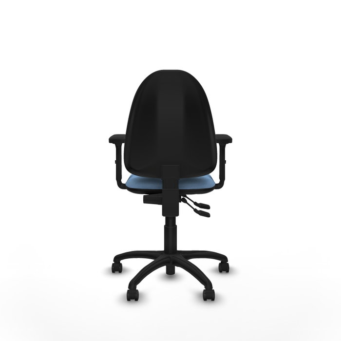 PIQUERAS Y CRESPO Silla de oficina Aýna Azul cielo con brazos 2D PIQUERAS Y CRESPO Silla de oficina Aýna Azul cielo con brazos 2D