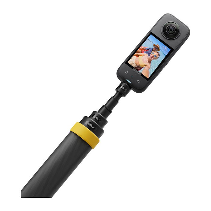 Insta360 Extended Selfie Stick para cámaras X3, ONE RS, ONE X2, ONE R, ONE X, Fibra de carbono, Negro Insta360 Extended Selfie Stick para cámaras X3, ONE RS, ONE X2, ONE R, ONE X, Fibra de carbono, Negro
