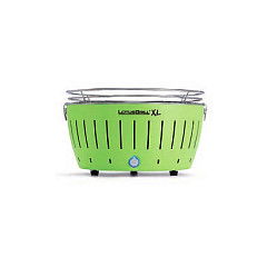 LotusGrill G435 U GR Barbacoa Carbón Verde 40,5 cm Acero Inoxidable Plástico