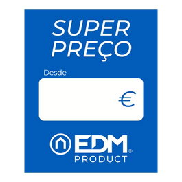 Edm Poster Promocional Portugués Merchandising Azul 39 x 48 cm