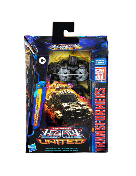 Hasbro Transformers Legaly United Infernac Figura Articulada 14cm, Se Convierte en Vehículo Todoterreno en 10 Pasos