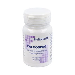 HELIOSAR Calfospag Calcium Phosphoricum 60Cap. Contribuye al mantenimiento de huesos y músculos