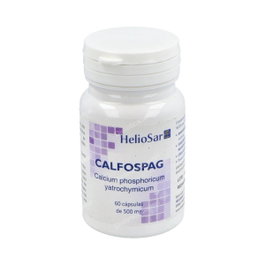 HELIOSAR Calfospag Calcium Phosphoricum 60 Cápsulas - Calcio para Músculos, Huesos y Dientes