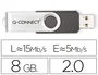 Q-connect Memoria USB Flash 8 GB 2.0