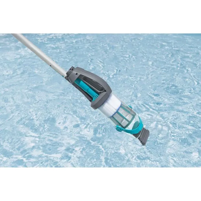 Bestway BES6941607395073 Aspiradora de Piscina Portátil AquaGrip, 90 Minutos Autonomía, para Piscinas Hasta 6.10 m Bestway BES6941607395073 Aspiradora de Piscina Portátil AquaGrip, 90 Minutos Autonomía, para Piscinas Hasta 6.10 m