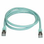 StarTech.com Cable de Red Ethernet RJ45 Cat6a Blindado STP 1m Aguamarina