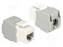 DeLOCK 86341 Módulo Keystone LSA Cat.6 UTP RJ-45 Blanco