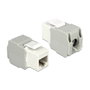 DeLOCK 86341 Módulo Keystone LSA Cat.6 UTP RJ-45 Blanco