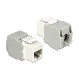 DeLOCK 86341 Módulo Keystone RJ45 LSA Cat.6 UTP Blanco