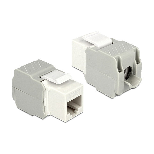 DeLOCK 86341 Módulo Keystone RJ45 LSA Cat.6 UTP Blanco DeLOCK 86341 Módulo Keystone RJ45 LSA Cat.6 UTP Blanco
