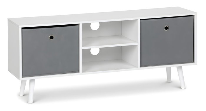 Inde Mueble Auxiliar con 2 Cajones NW Moblekit, 110 x 29 x 47 cm, Espesor 12 mm, Peso 12.46 kg Inde Mueble Auxiliar con 2 Cajones NW Moblekit, 110 x 29 x 47 cm, Espesor 12 mm, Peso 12.46 kg