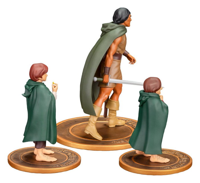 Dark Horse El Señor de los Anillos Pack de 3 Figuras PVC Frodo, Aragorn y Samwise