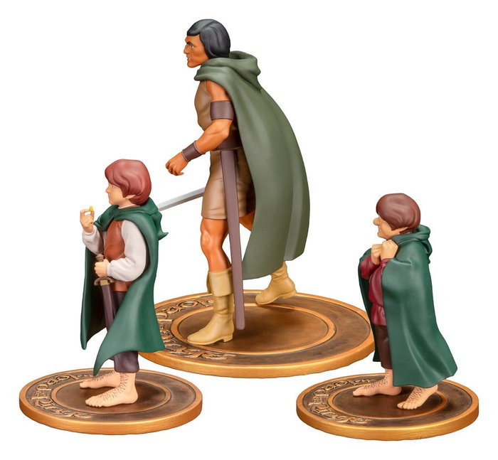 Dark Horse El Señor de los Anillos Pack de 3 Figuras PVC Frodo, Aragorn y Samwise