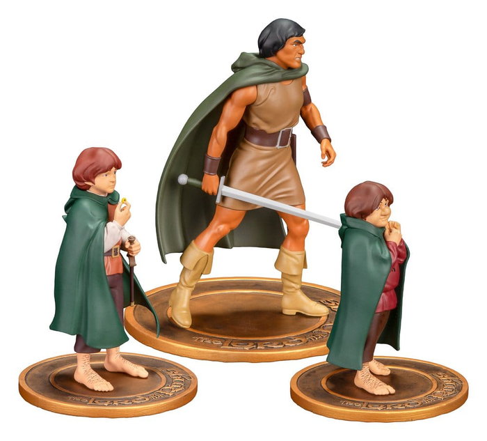 Dark Horse El Señor de los Anillos Pack de 3 Figuras PVC Frodo, Aragorn y Samwise