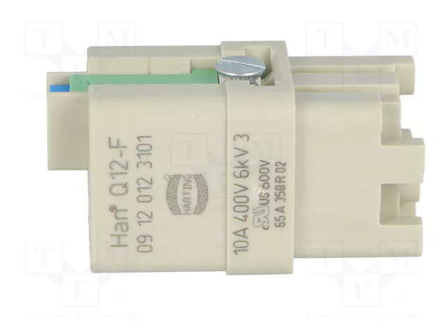 HARTING Han Q12-F-QL Plantilla de Contacto Hembra Han Q HARTING Han Q12-F-QL Plantilla de Contacto Hembra Han Q