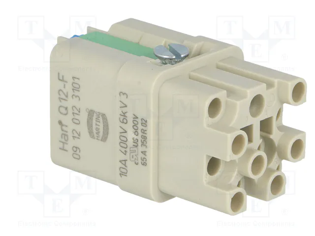 HARTING Han Q12-F-QL Plantilla de Contacto Hembra Han Q HARTING Han Q12-F-QL Plantilla de Contacto Hembra Han Q