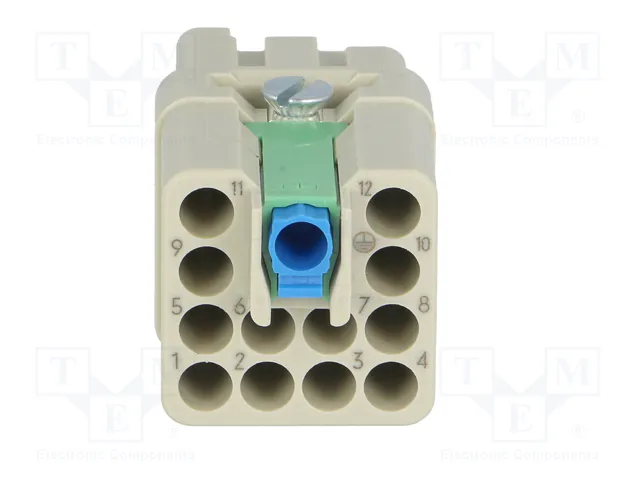 HARTING Han Q12-F-QL Plantilla de Contacto Hembra Han Q HARTING Han Q12-F-QL Plantilla de Contacto Hembra Han Q