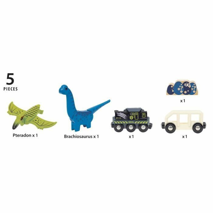 Brio World Tren con pilas de dinosaurio Brio World Tren con pilas de dinosaurio