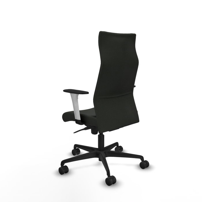 PIQUERAS Y CRESPO Sillón Albacete con Mecanismo Sincro, Tela Negra PIQUERAS Y CRESPO Sillón Albacete con Mecanismo Sincro, Tela Negra