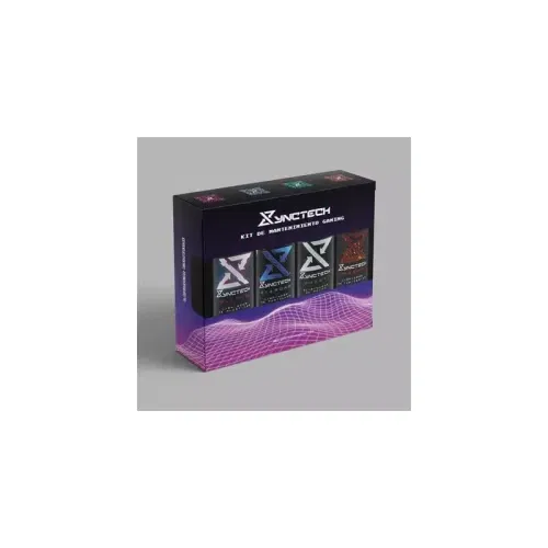 Synctech 8005S0020 Kit de Mantenimiento Gaming Synctech Limpia Protege y Reacondiciona Equipos y Periféricos