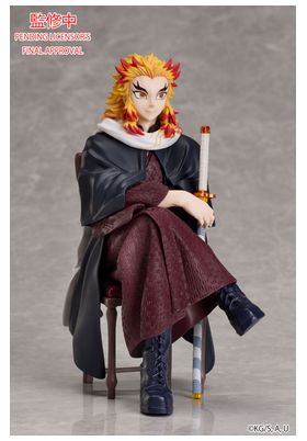Aniplex Estatua Kyojuro Rengoku Demon Slayer: Kimetsu no Yaiba 16,5 cm