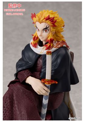 Aniplex Estatua Kyojuro Rengoku Demon Slayer: Kimetsu no Yaiba 16,5 cm