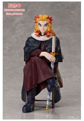 Aniplex Estatua Kyojuro Rengoku Demon Slayer: Kimetsu no Yaiba 16,5 cm