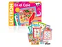 Diset Lectron en el cole Juego didactico para niños de asociar preguntas y respuestas, aprendizaje de vocabulario, logica y conceptos