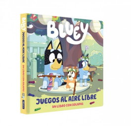 Bluey. Libro de cartón con solapas - Juegos al aire libre, Bluey - BEASCOA
