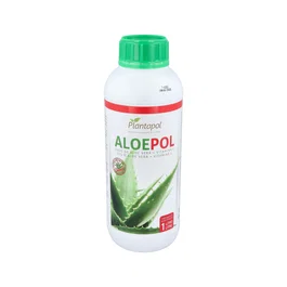 PLANTAPOL Aloepol Jugo de Aloe Vera 1 Litro, con Vitamina C, Contribuye al Tránsito Intestinal y al Sistema Inmune, Aloe Vera (Aloe Vera) 1L
