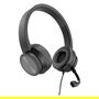 Conceptronic POLONA05BC Auriculares Diadema USB-C con Microfono Incorporado, Cancelación de Ruido, 20-22000 Hz, Cable 2m, Negro
