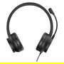 Conceptronic POLONA05BC Auriculares Diadema USB-C con Microfono Incorporado, Cancelación de Ruido, 20-22000 Hz, Cable 2m, Negro