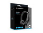 Conceptronic POLONA05BC Auriculares con Cable USB-C, Diadema Ajustable, Micrófono con Reducción de Ruido, Negro
