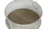 DKD Home Decor Set de 3 Cestas de Metal Envejecido Multicolor