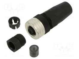 TELEMECANIQUE SENSORS Conector M12 hembra recto de 4 pines