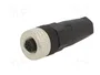 TELEMECANIQUE SENSORS Conector M12 hembra recto de 4 pines